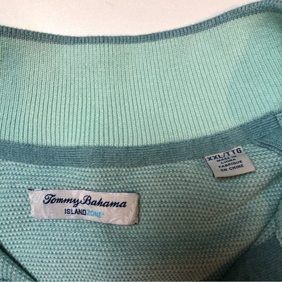 NWOT Tommy Bahama Island Zone Mens Sweater XXL Quarter Zip - Picture 2 of 4